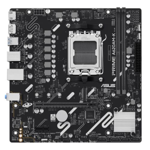 Asus PRIME A620AM-K, AMD A620A, AM5, Micro ATX, 2 DDR5, HDMI, DP, GB LAN, 1x M.2 Asus PRIME A620AM-K, AMD A620A, AM5, Micro ATX, 2 DDR5, HDMI, DP, GB LAN, 1x M.2